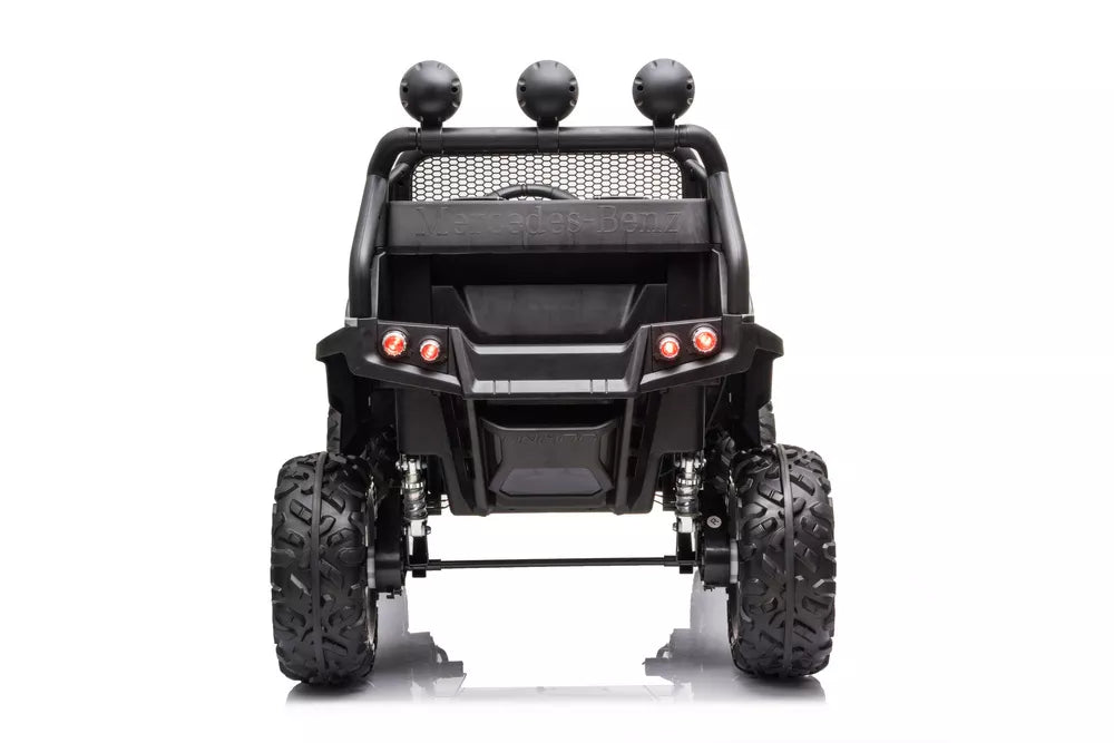 Akumuliatorinis automobilis Mercedes Unimog 4x4 Camo Painted