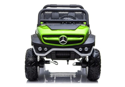 Akumuliatorinis automobilis Mercedes Unimog baltas