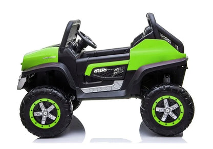 Akumuliatorinis automobilis Mercedes Unimog baltas