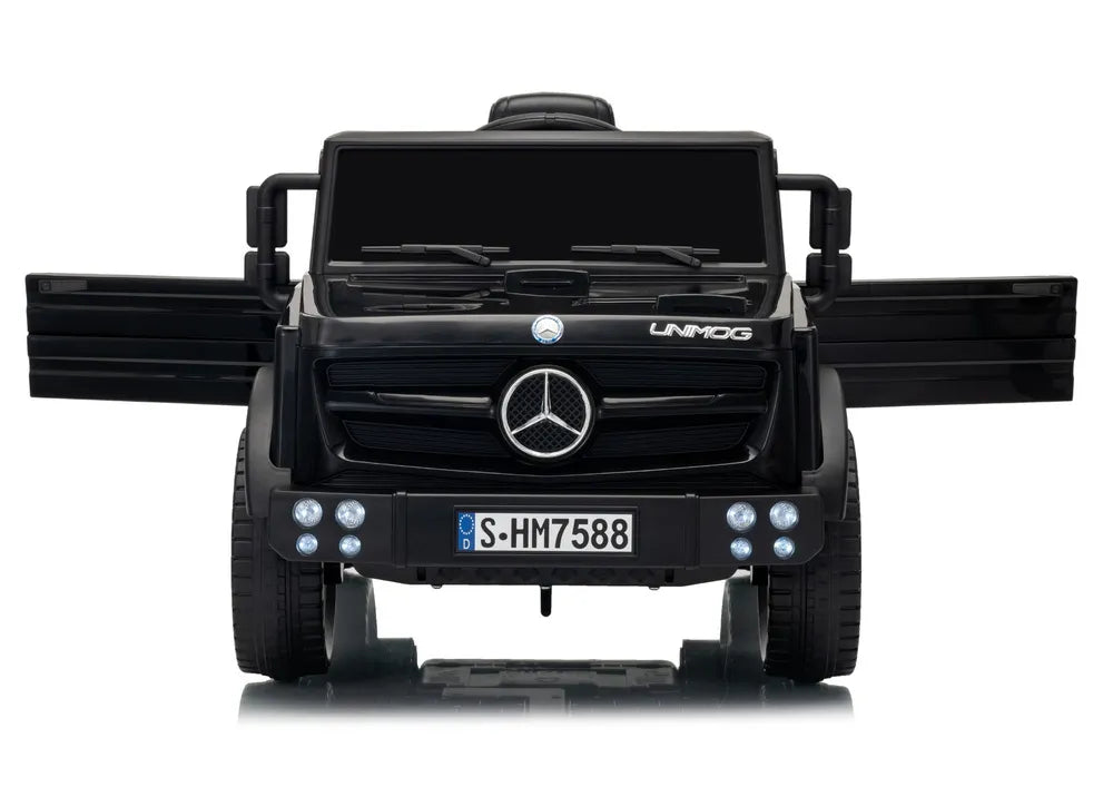 Akumuliatorinis automobilis Mercedes Unimog HM7588 6V4Ah juodas