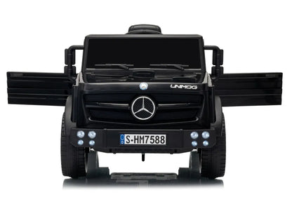 Akumuliatorinis automobilis Mercedes Unimog HM7588 6V4Ah juodas