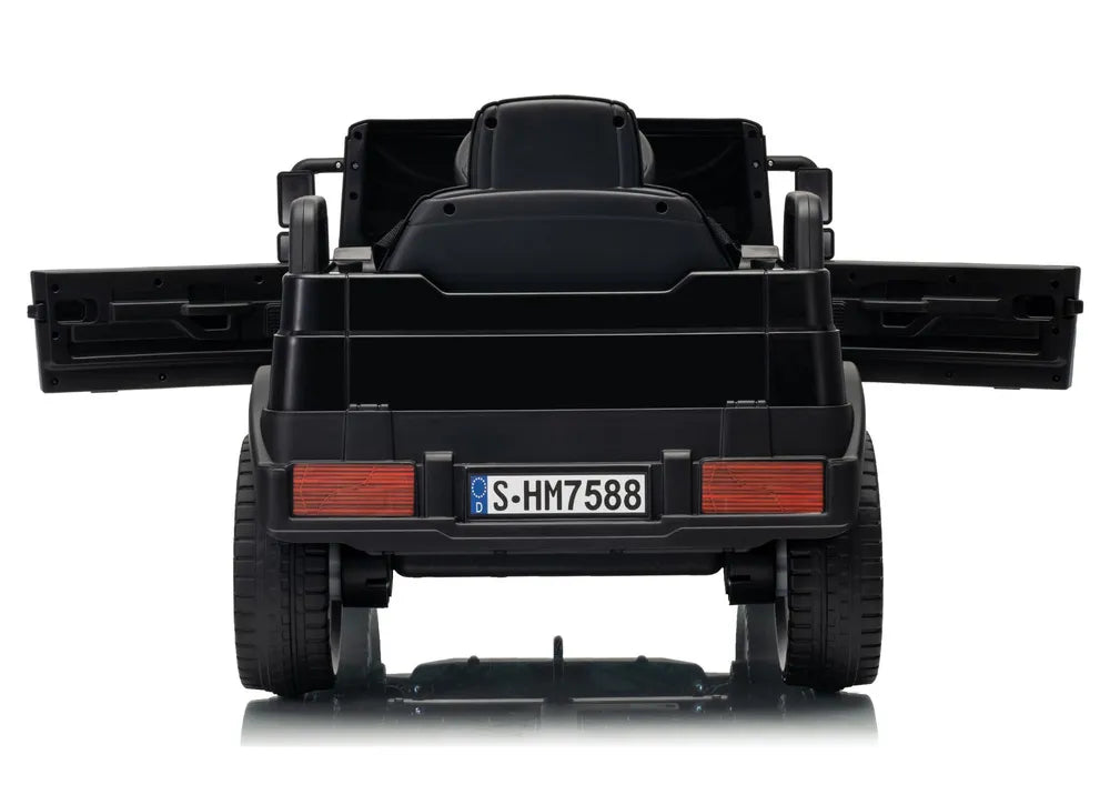 Akumuliatorinis automobilis Mercedes Unimog HM7588 6V4Ah juodas