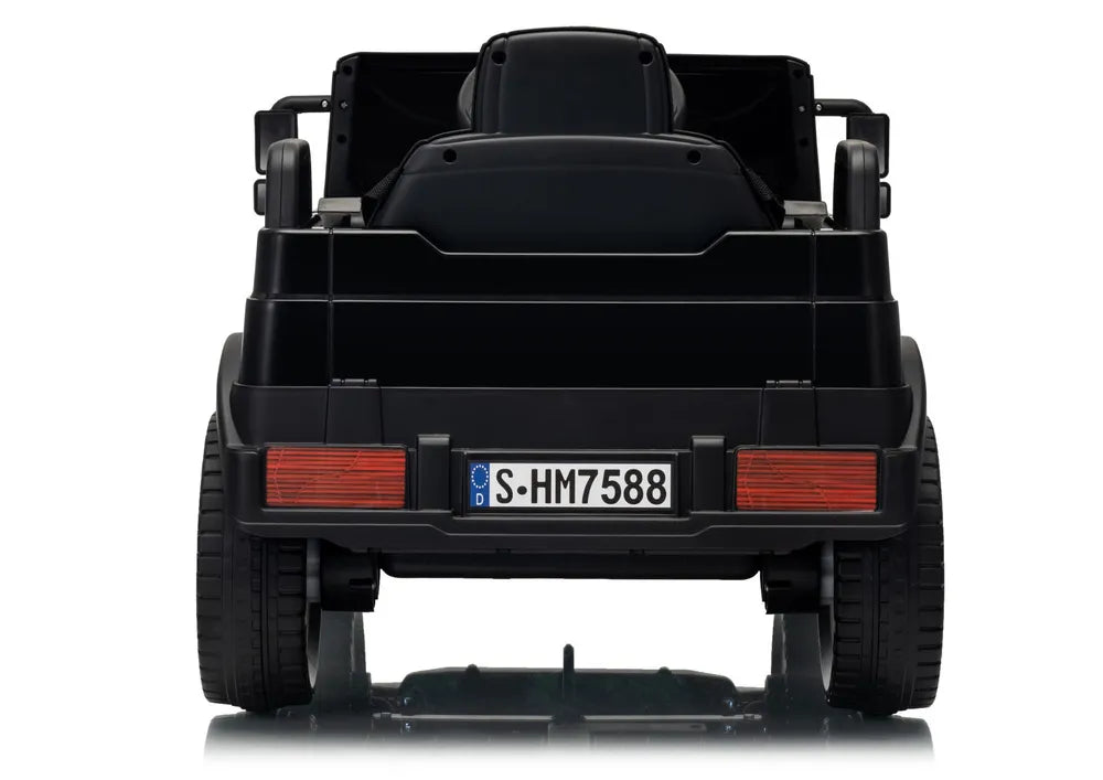 Akumuliatorinis automobilis Mercedes Unimog HM7588 6V4Ah juodas