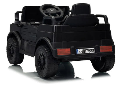 Akumuliatorinis automobilis Mercedes Unimog HM7588 6V4Ah juodas