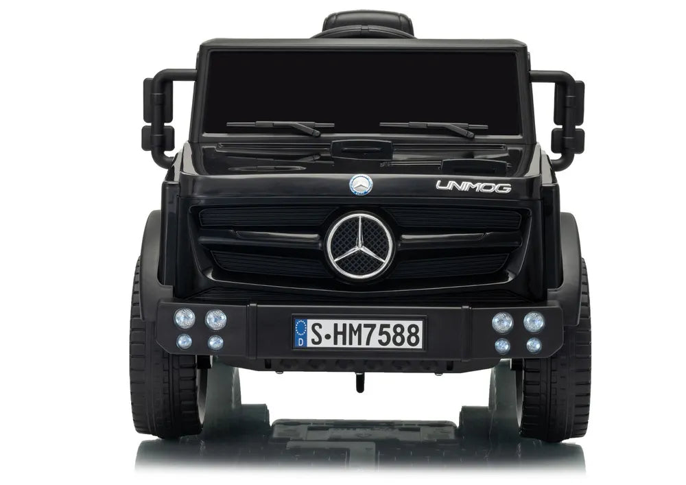Akumuliatorinis automobilis Mercedes Unimog HM7588 6V4Ah juodas