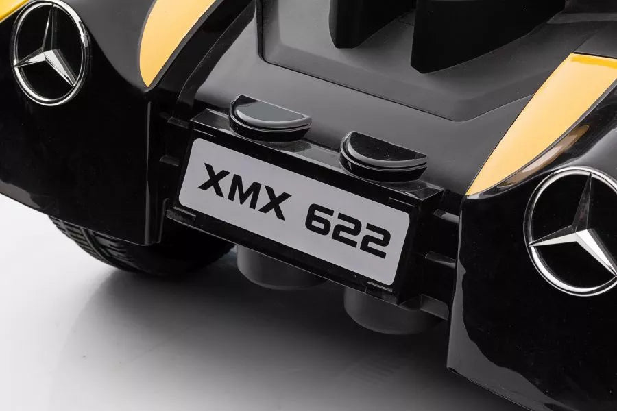 Akumuliatorinis automobilis Mercedes XMX622 Geltonas