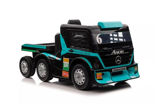 Akumuliatorinis automobilis Mercedes XMX622B mėlynas su LCD