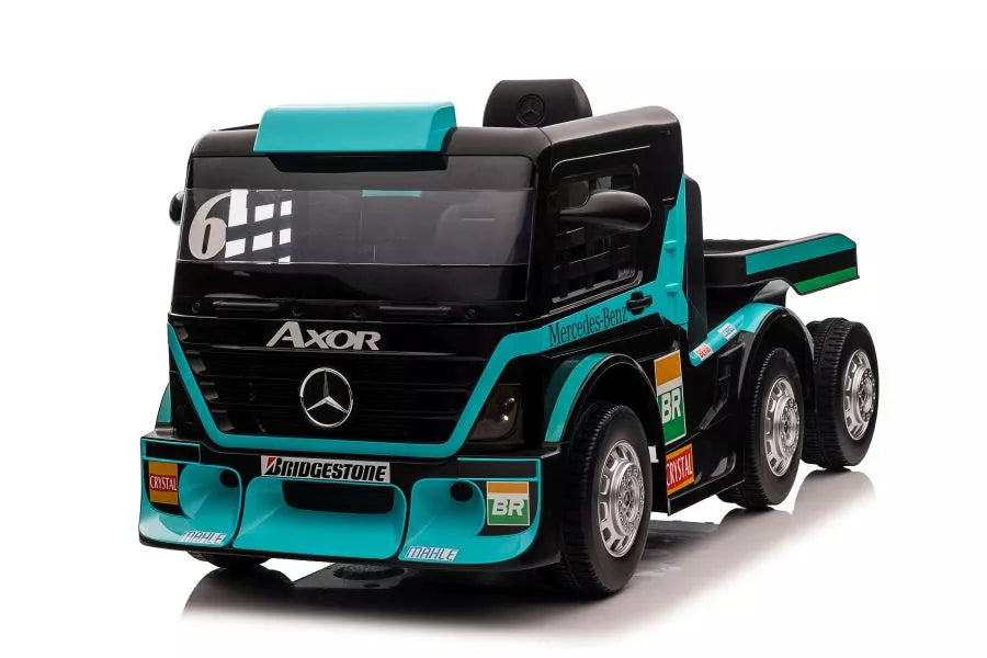 Akumuliatorinis automobilis Mercedes XMX622B mėlynas su LCD