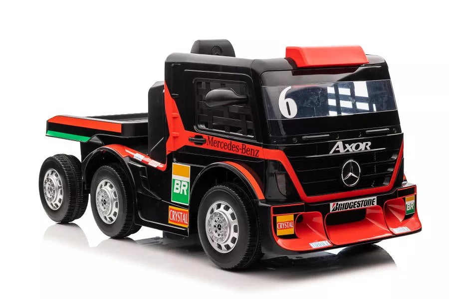 Akumuliatorinis automobilis Mercedes XMX622B raudonas su LCD