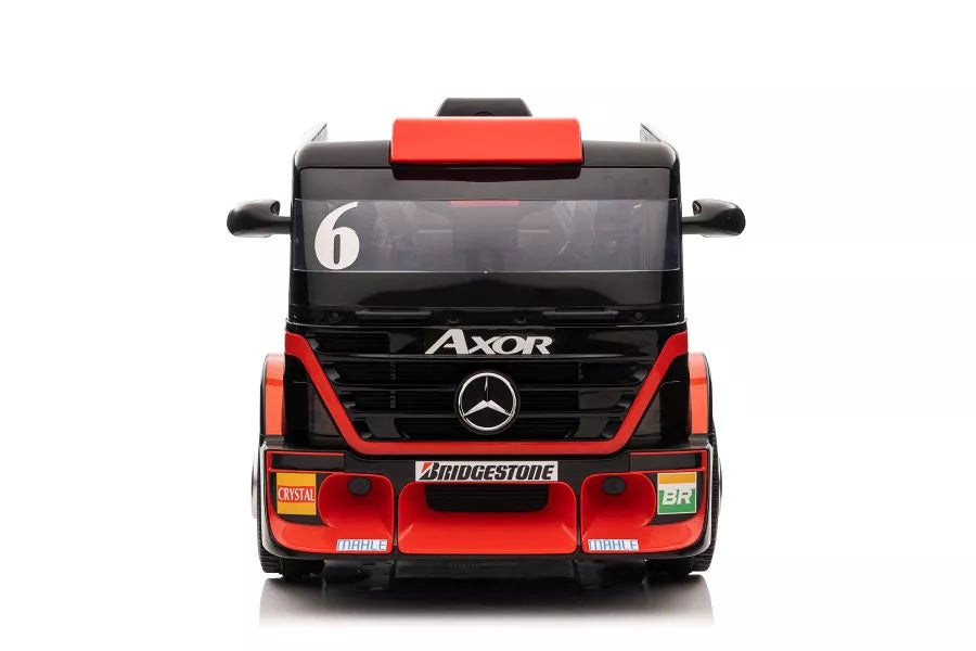 Akumuliatorinis automobilis Mercedes XMX622B raudonas su LCD