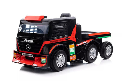 Akumuliatorinis automobilis Mercedes XMX622B raudonas su LCD