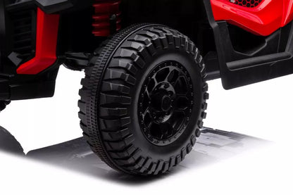 Akumuliatorinis automobilis S618 raudonas 4x4