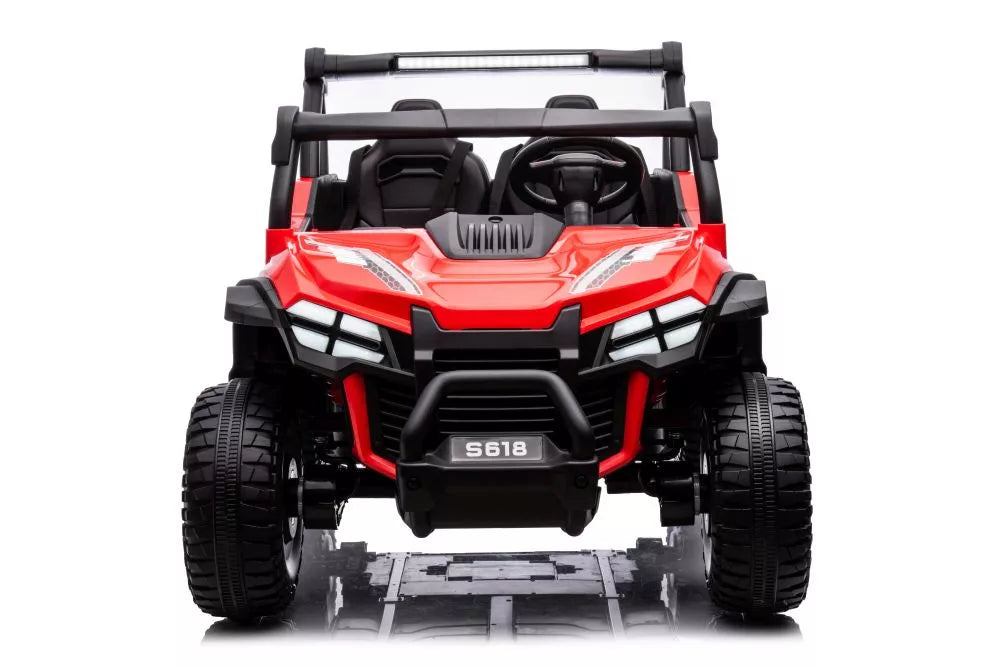 Akumuliatorinis automobilis S618 raudonas 4x4
