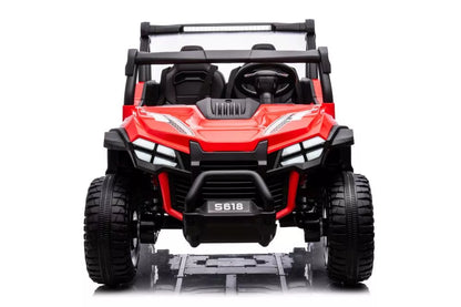 Akumuliatorinis automobilis S618 raudonas 4x4