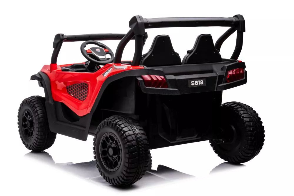 Akumuliatorinis automobilis S618 raudonas 4x4