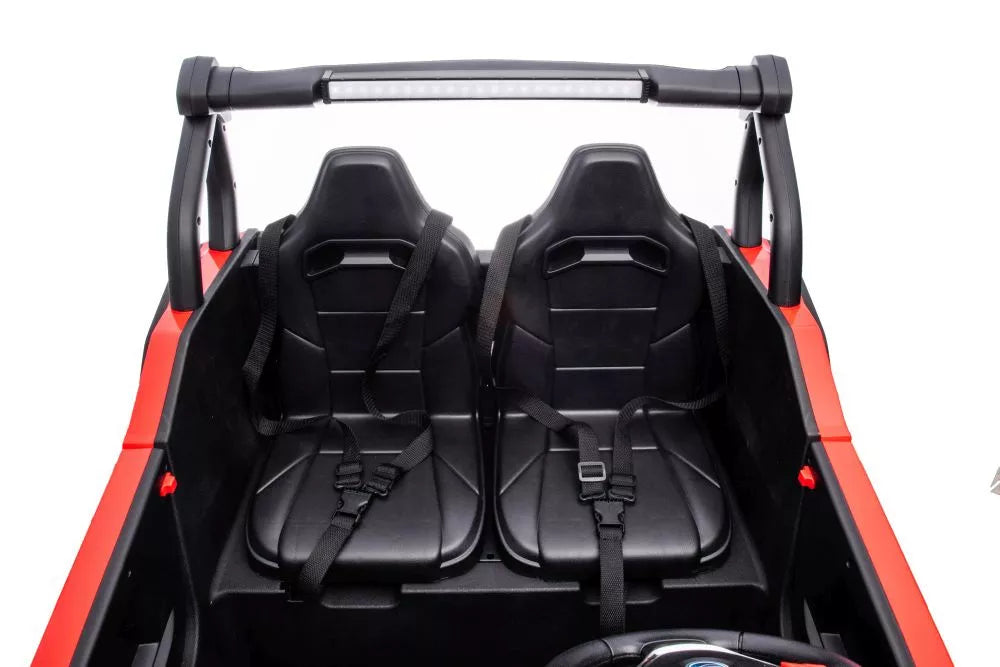 Akumuliatorinis automobilis S618 raudonas 4x4