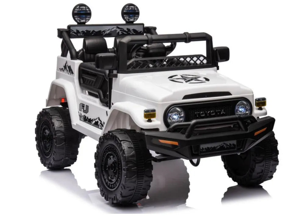 Akumuliatorinis automobilis Toyota FJ White 4x4