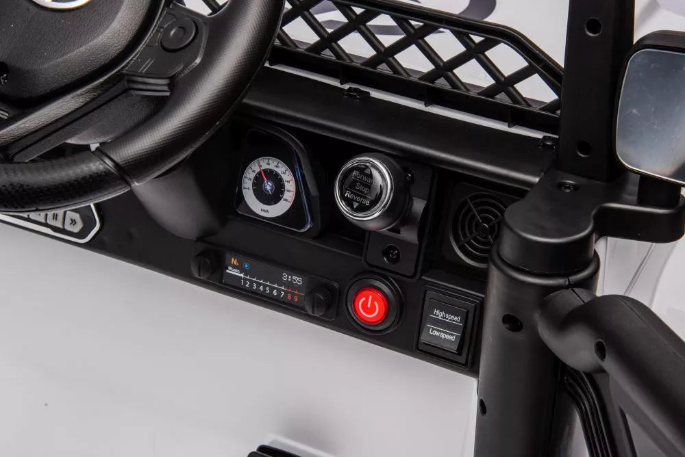Akumuliatorinis automobilis Toyota FJ White 4x4
