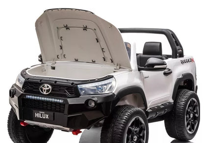 Akumuliatorinis automobilis Toyota Hilux, baltas