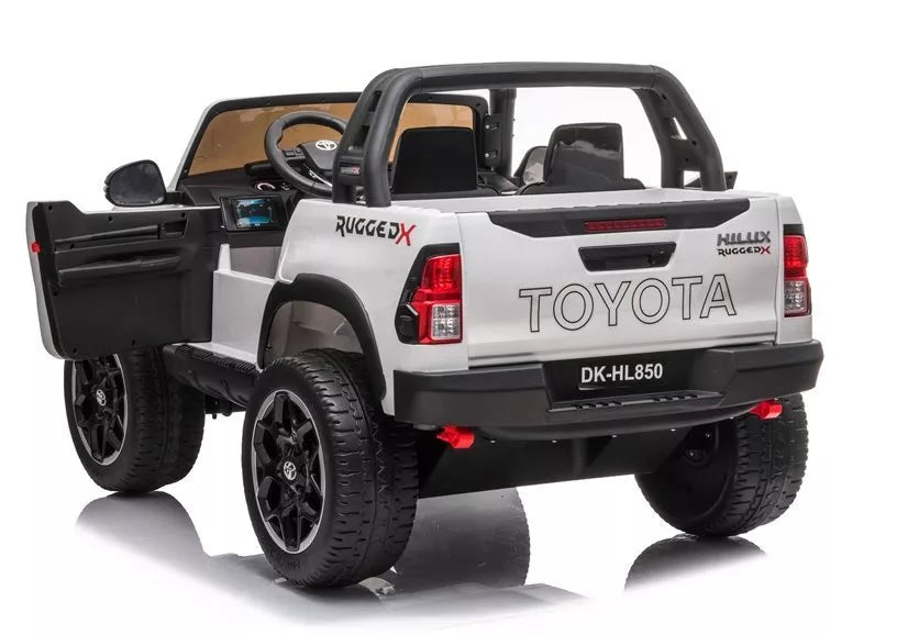 Akumuliatorinis automobilis Toyota Hilux, baltas