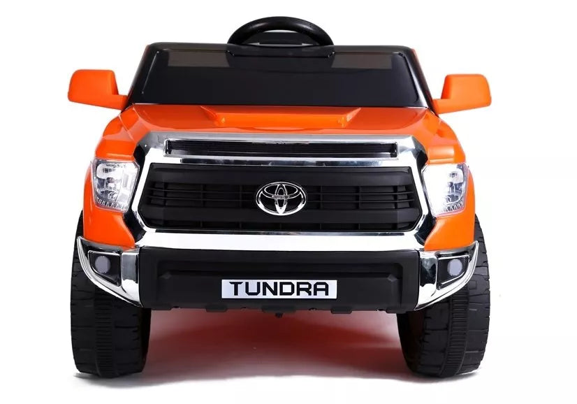 Akumuliatorinis automobilis Toyota Tundra oranžinis lakuotas