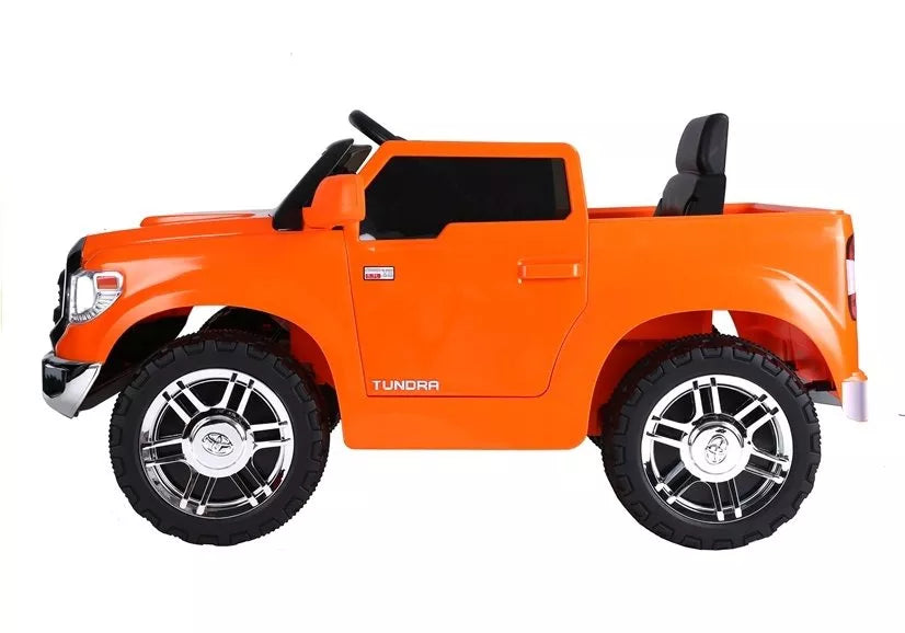 Akumuliatorinis automobilis Toyota Tundra oranžinis lakuotas
