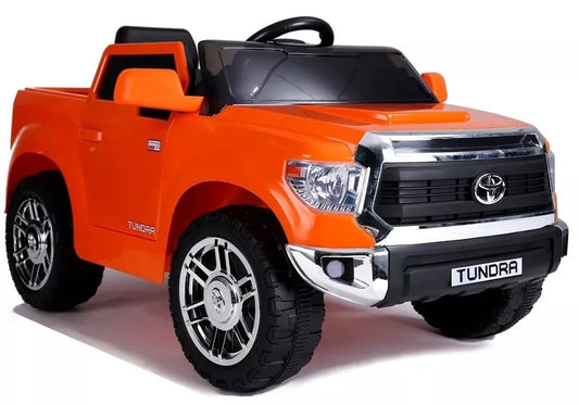 Akumuliatorinis automobilis Toyota Tundra oranžinis lakuotas