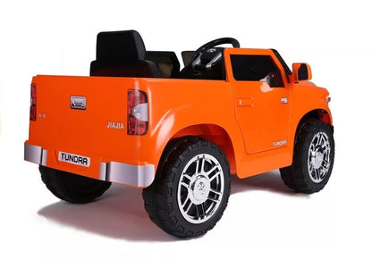 Akumuliatorinis automobilis Toyota Tundra oranžinis lakuotas