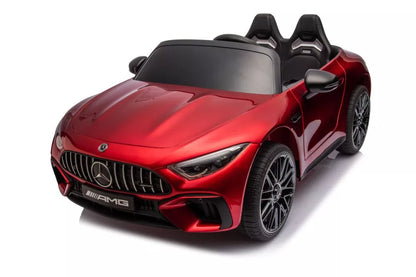 Akumuliatorinis automobilis vaikams Mercedes AMG SL63, žalias