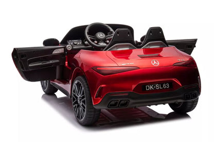 Akumuliatorinis automobilis vaikams Mercedes AMG SL63, žalias