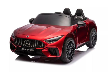 Akumuliatorinis automobilis vaikams Mercedes AMG SL63, žalias