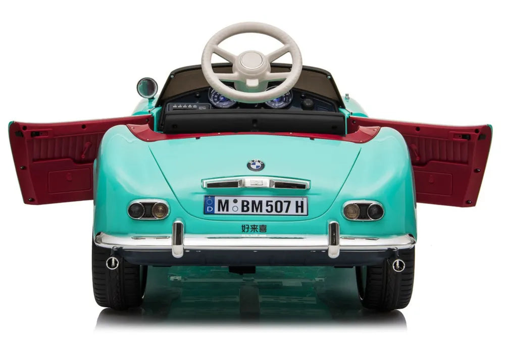 Akumuliatorinis elektromobilis BMW Retro SX1938, šviesiai mėlynas