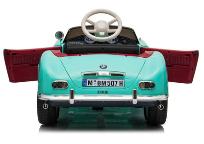 Akumuliatorinis elektromobilis BMW Retro SX1938, šviesiai mėlynas