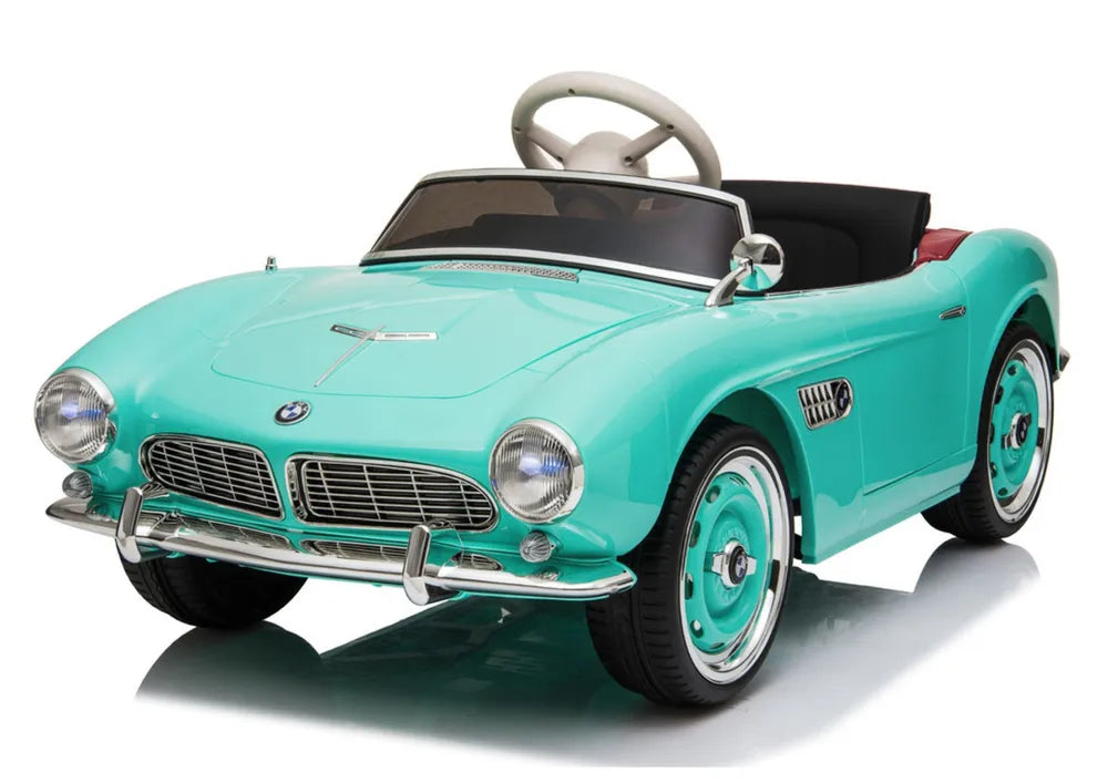 Akumuliatorinis elektromobilis BMW Retro SX1938, šviesiai mėlynas