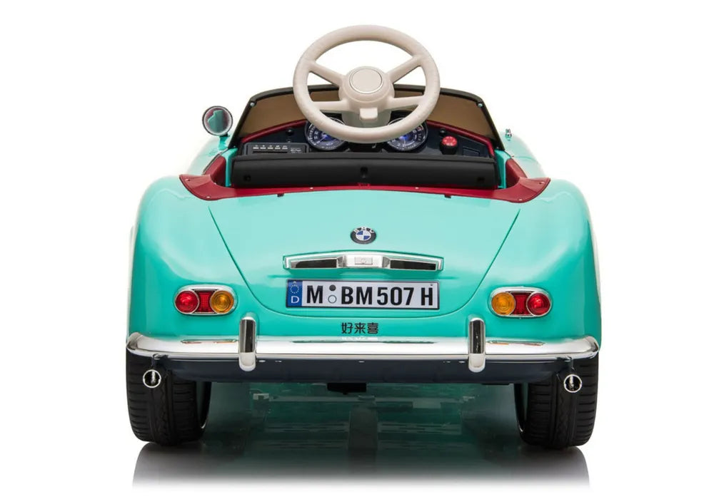 Akumuliatorinis elektromobilis BMW Retro SX1938, šviesiai mėlynas