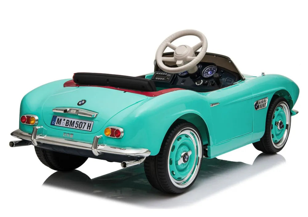 Akumuliatorinis elektromobilis BMW Retro SX1938, šviesiai mėlynas