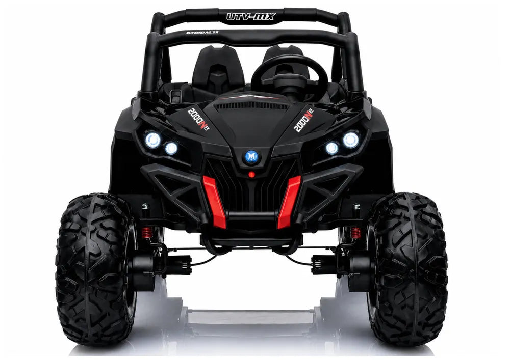 Akumuliatorinis elektromobilis Jeep XMX603 4x4 su MP4 ekranu, juodas