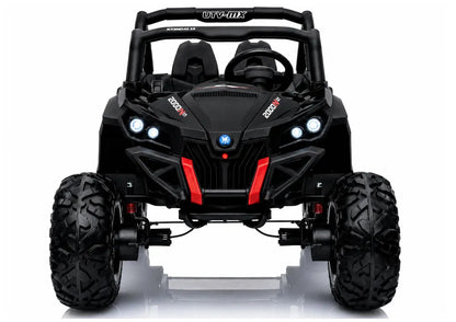 Akumuliatorinis elektromobilis Jeep XMX603 4x4 su MP4 ekranu, juodas