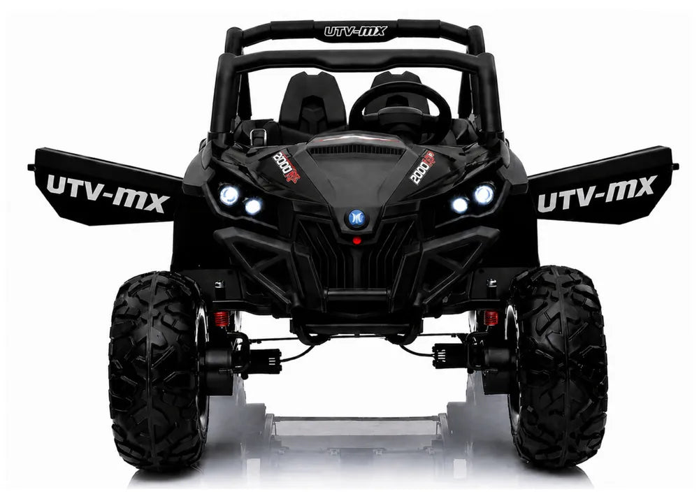 Akumuliatorinis elektromobilis Jeep XMX603 4x4 su MP4 ekranu, juodas