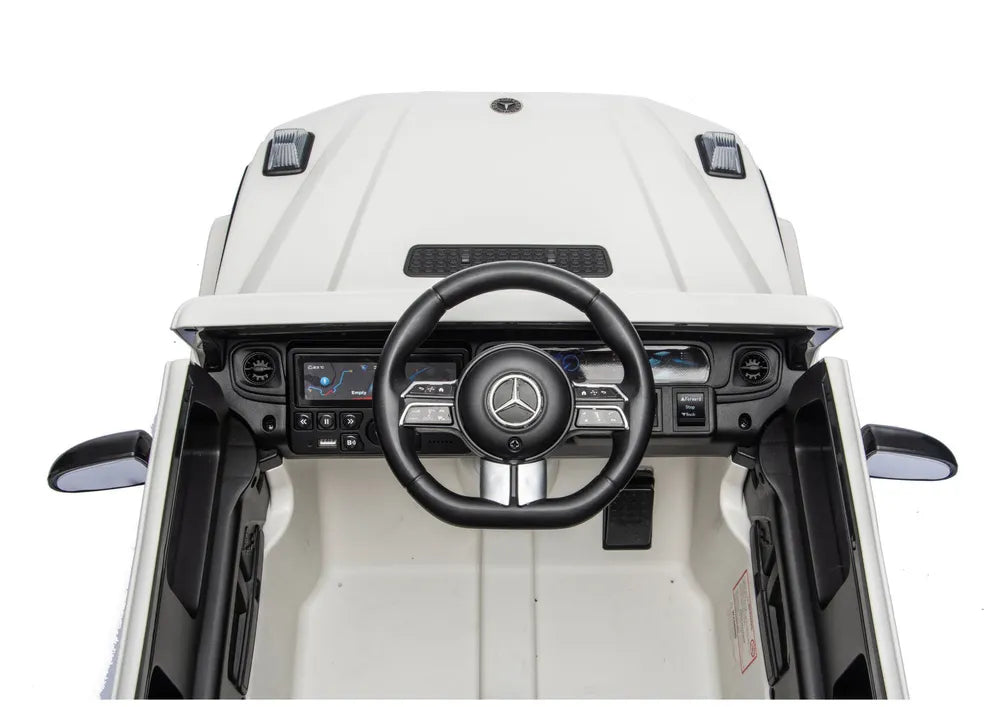 Akumuliatorinis elektromobilis Mercedes G 2580 Baltas