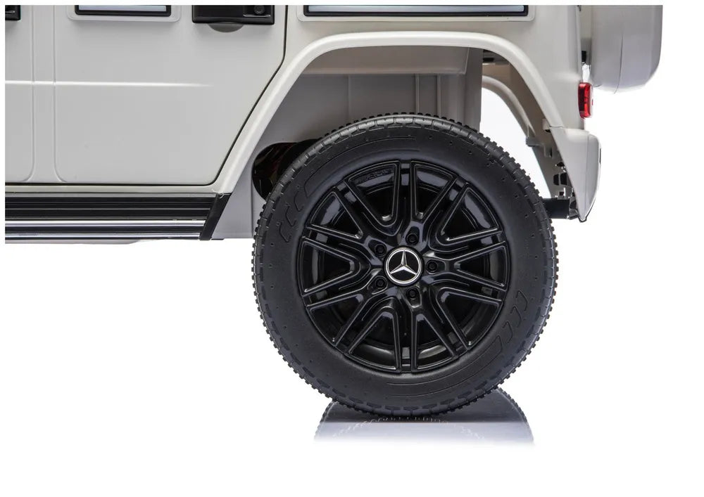 Akumuliatorinis elektromobilis Mercedes G 2580 Baltas