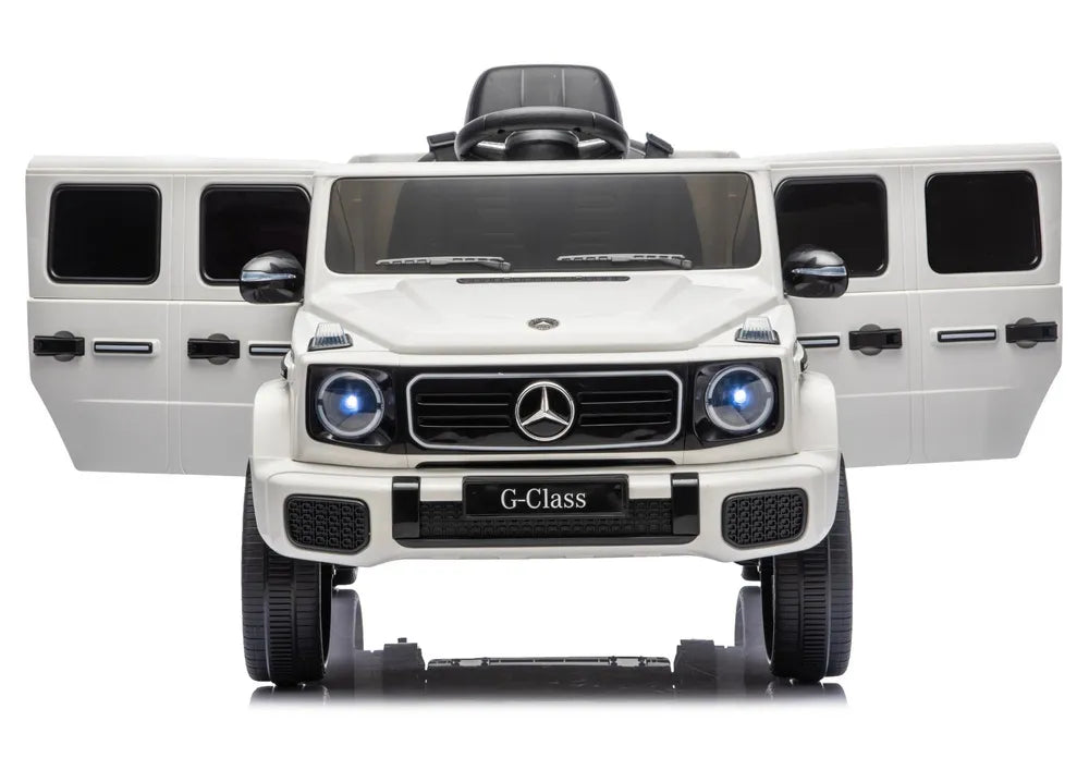 Akumuliatorinis elektromobilis Mercedes G 2580 Baltas