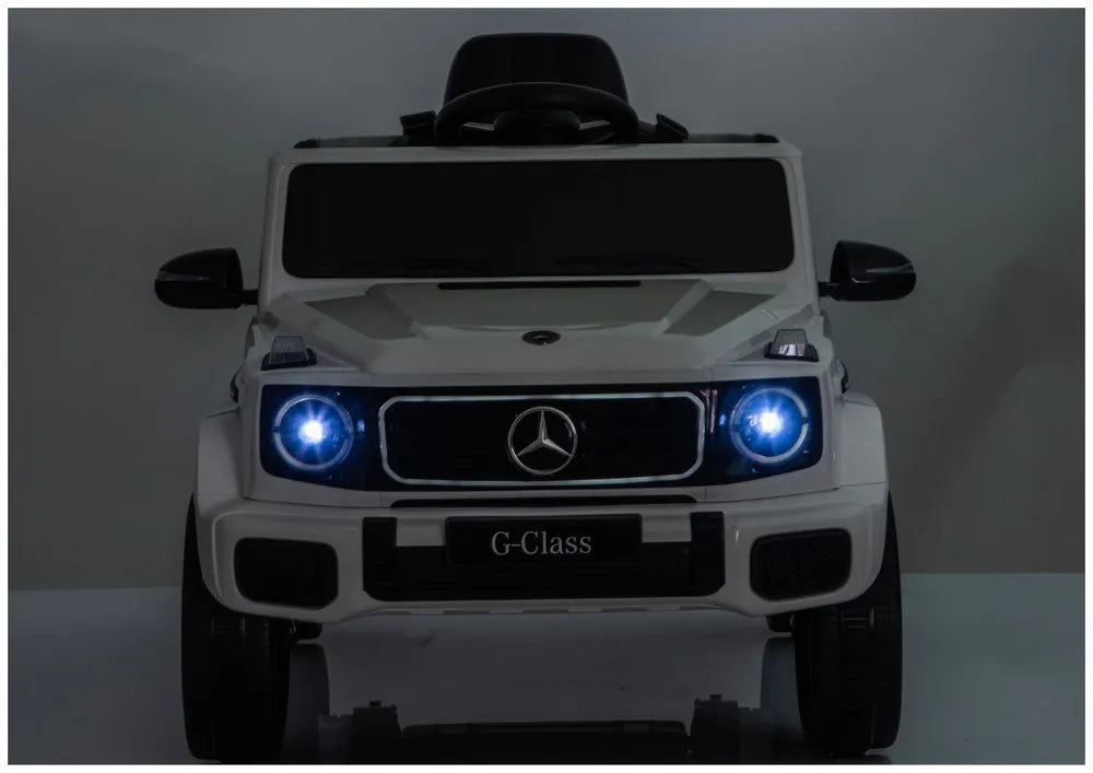 Akumuliatorinis elektromobilis Mercedes G 2580 Baltas