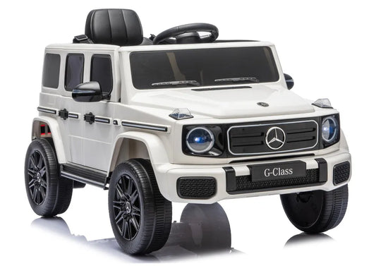 Akumuliatorinis elektromobilis Mercedes G 2580 Baltas