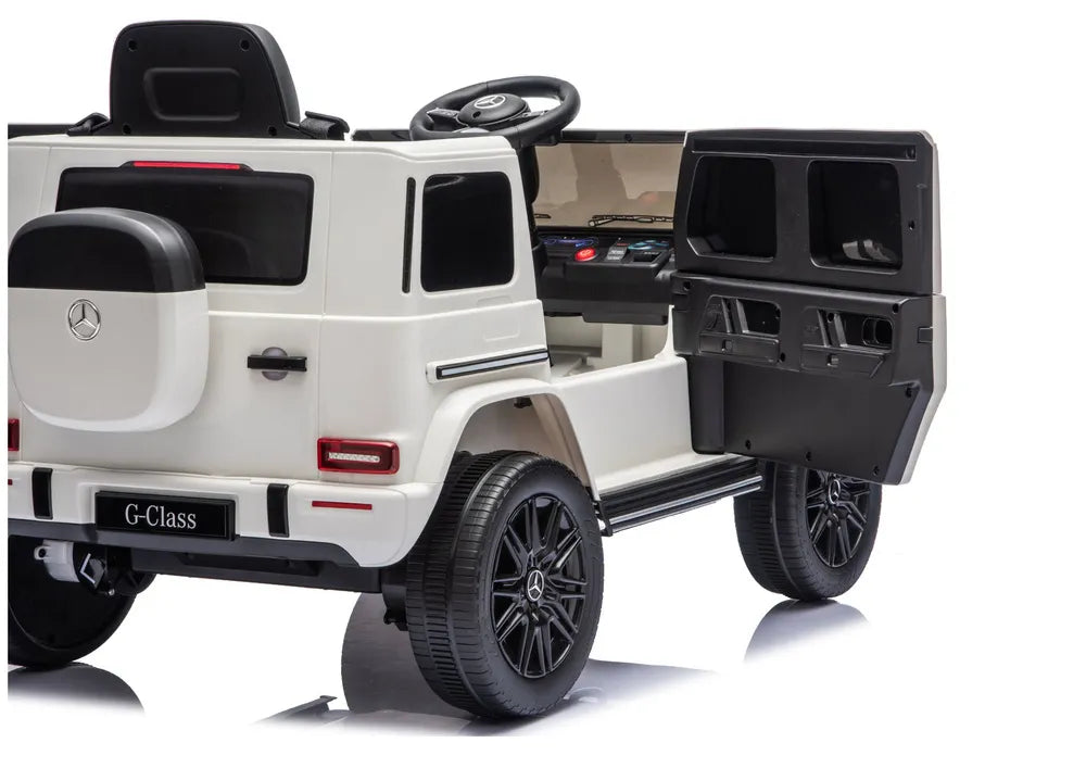 Akumuliatorinis elektromobilis Mercedes G 2580 Baltas