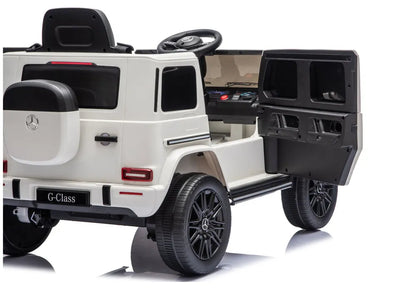 Akumuliatorinis elektromobilis Mercedes G 2580 Baltas