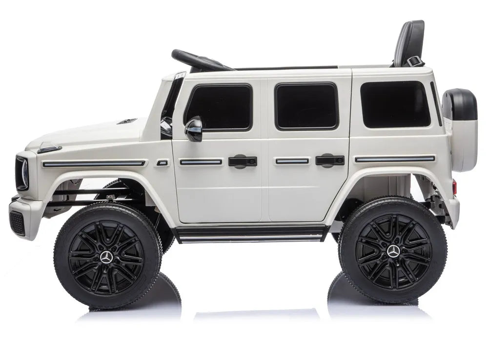 Akumuliatorinis elektromobilis Mercedes G 2580 Baltas