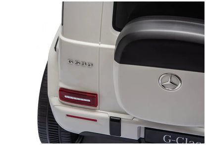 Akumuliatorinis elektromobilis Mercedes G 2580 Baltas