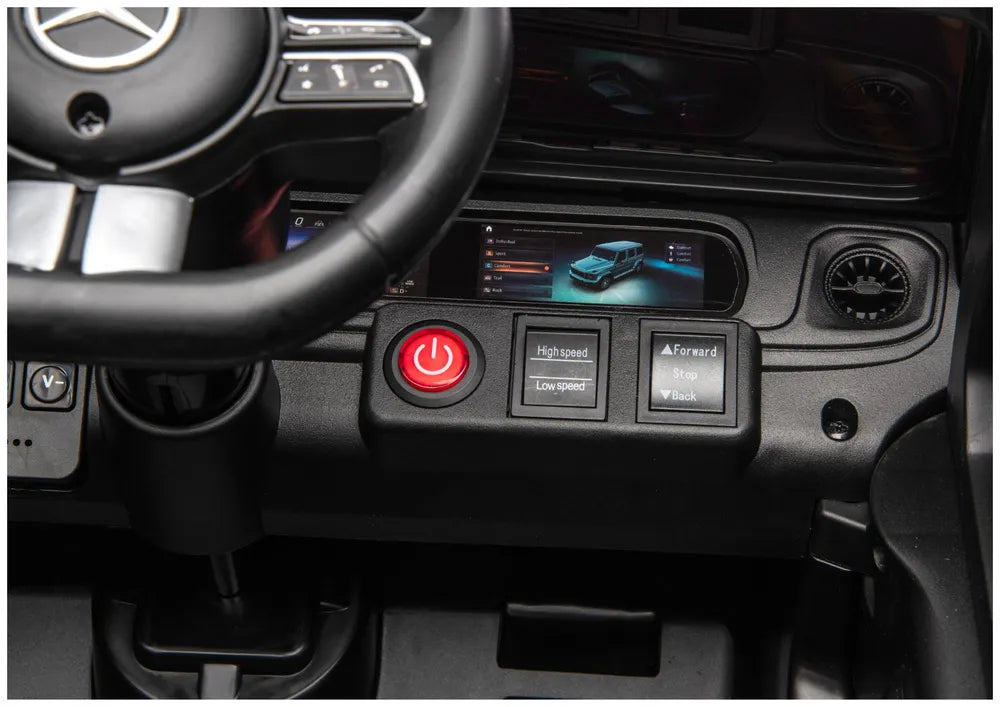 Akumuliatorinis elektromobilis Mercedes G 2580 Juodas