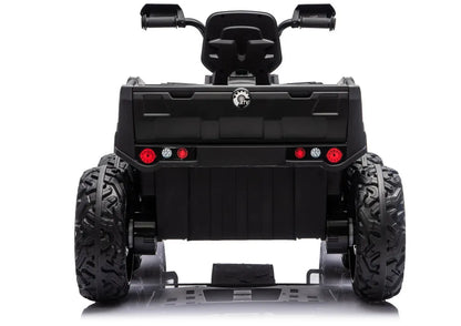 Akumuliatorinis keturratis ATV 6 ratų su priekaba JC606 24V 4x4 Raudonas